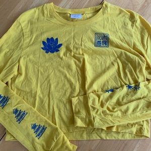 Chinese Style Long Sleeve Crop Top